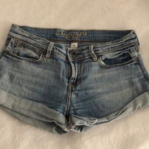 Abercrombie Jean Shorts Cuffed Size 0 or Girl’s 14